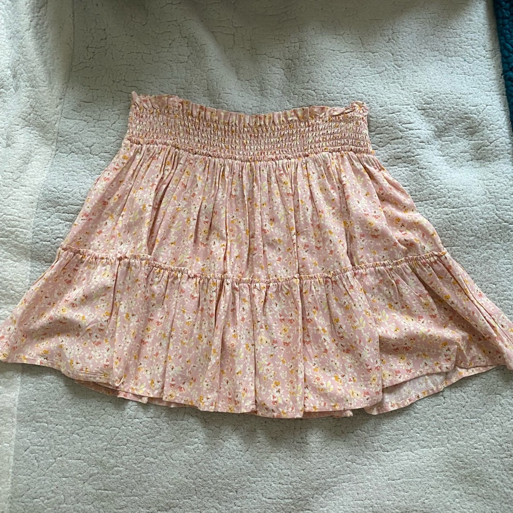 floral skirt